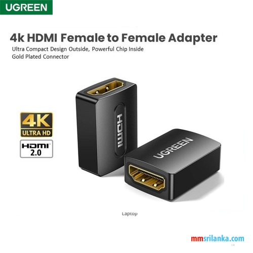 UGREEN HDMI Female to Female Adapter (Black)